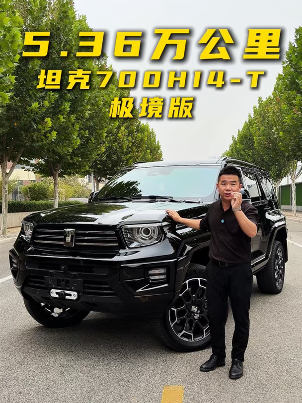 这坦克700比揽胜都大，但是二手的价格比坦克500新车都便宜了#汇海名车  #坦克700  #硬派越