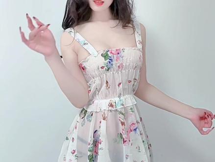 碎花裙日常穿搭