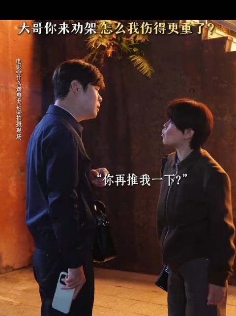 大哥你来劝架，我怎么伤的更重了？ #电影什么意思夫妇 #