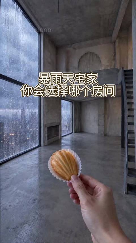 暴雨天宅家，你会选择哪个房间