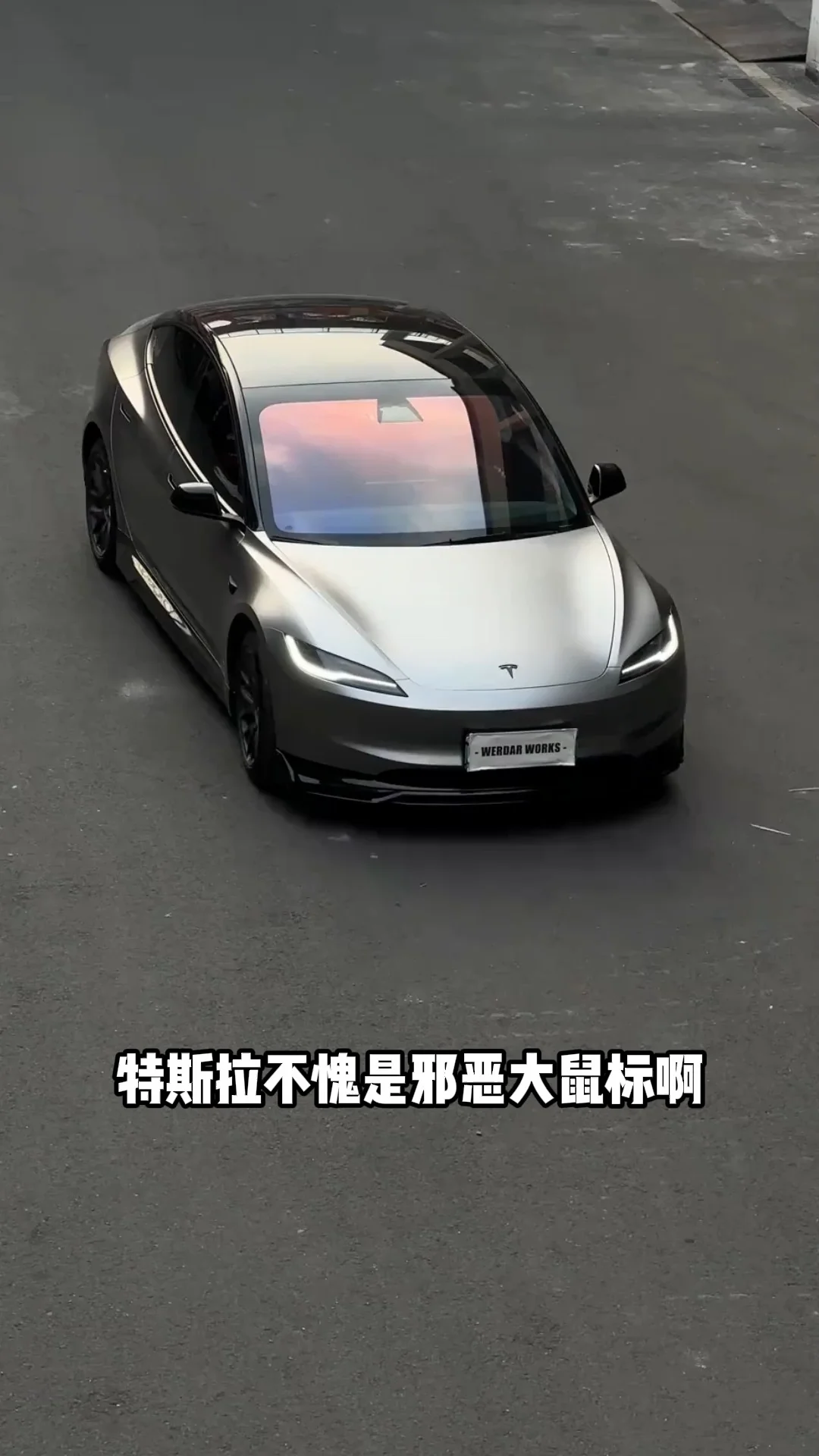 特斯拉车主就这样每天在家背梗，然后出门让所有人社死#汽车 #邪恶大鼠标 #万万没想到