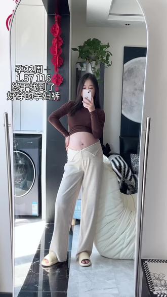 不容易呀～这条好穿的孕妇裤可是被我好找
