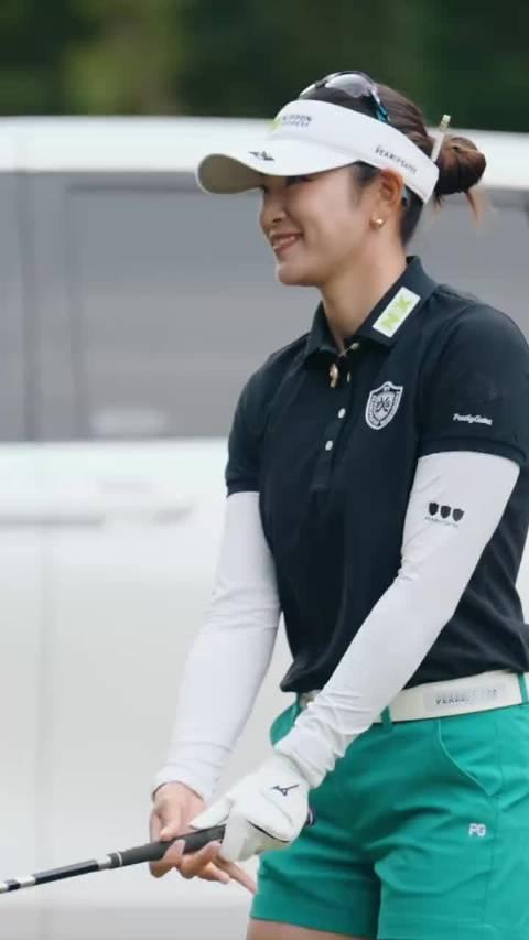 #你的高尔夫#“过山车玩家”原英莉花在别克LPGA锦标赛打出72杆，前半场疯狂拉扯，后半场稳住收官，
