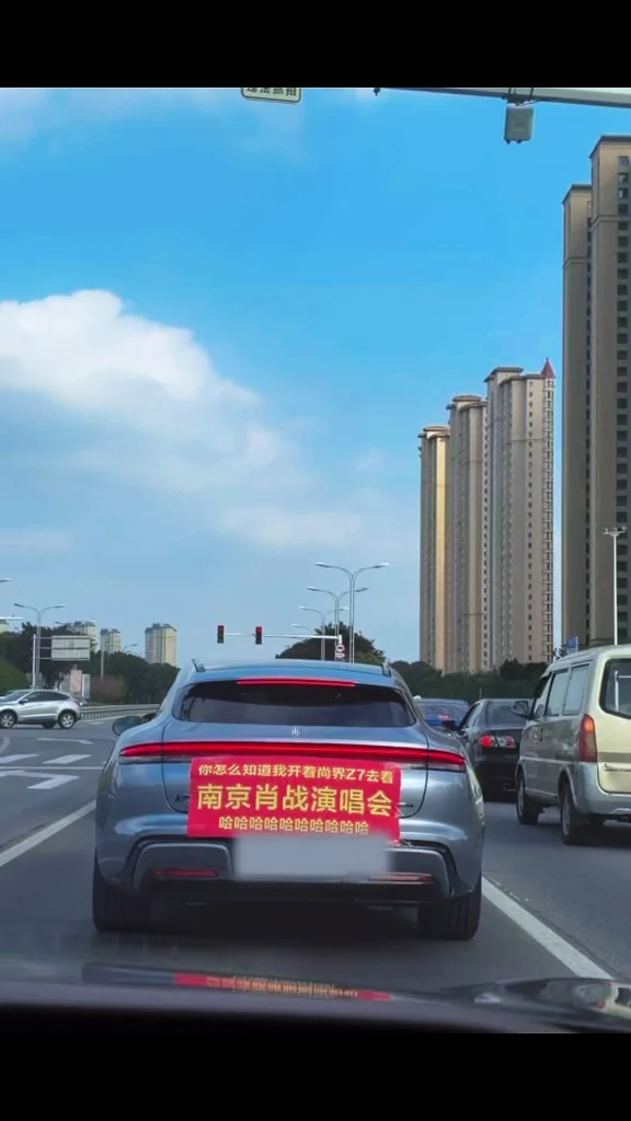 谁家现眼包，有车也就罢了，还攥着肖战演唱会的票🥳快乐双倍#尚界Z7 #尚界Z7T #开出去开心去#尚