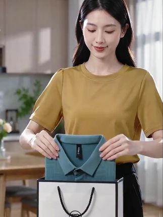 冰丝面料Polo衫