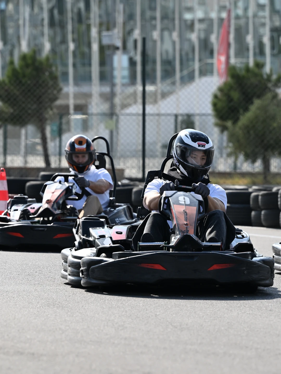 游泳世界杯巴库站赛前卡丁车体验活动🏎️