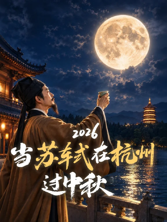 今年想陪苏轼在杭州过个中秋