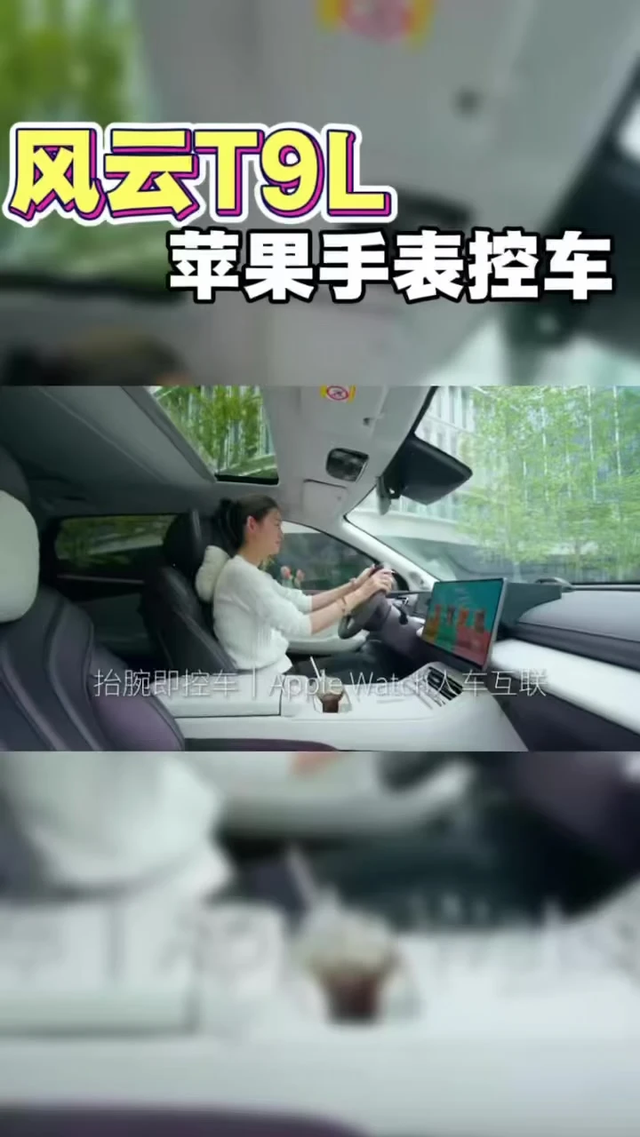 风云T9L苹果手表控车#风云T9L  #AppleWatch车控  #15万智能满配SUV