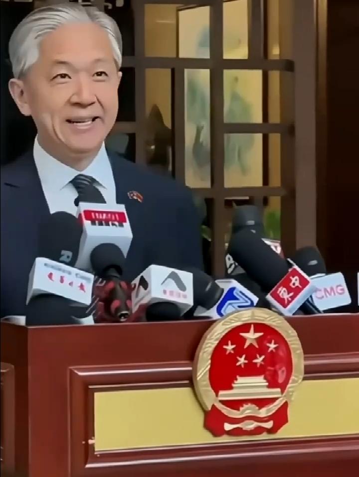 以语言为桥，从容发声，儒雅藏锋，这就是中国外交官的风采！#汪文斌 #外交官# #大国外交#