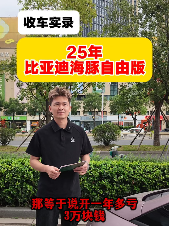 25年比亚迪海豚开5000公里亏3万值不值