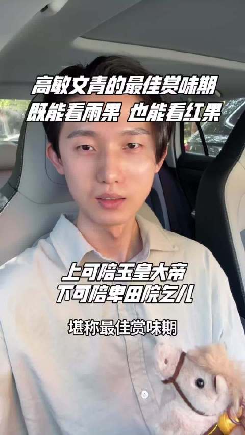 既能聊红果又能聊雨果，高敏文青的最佳赏味期