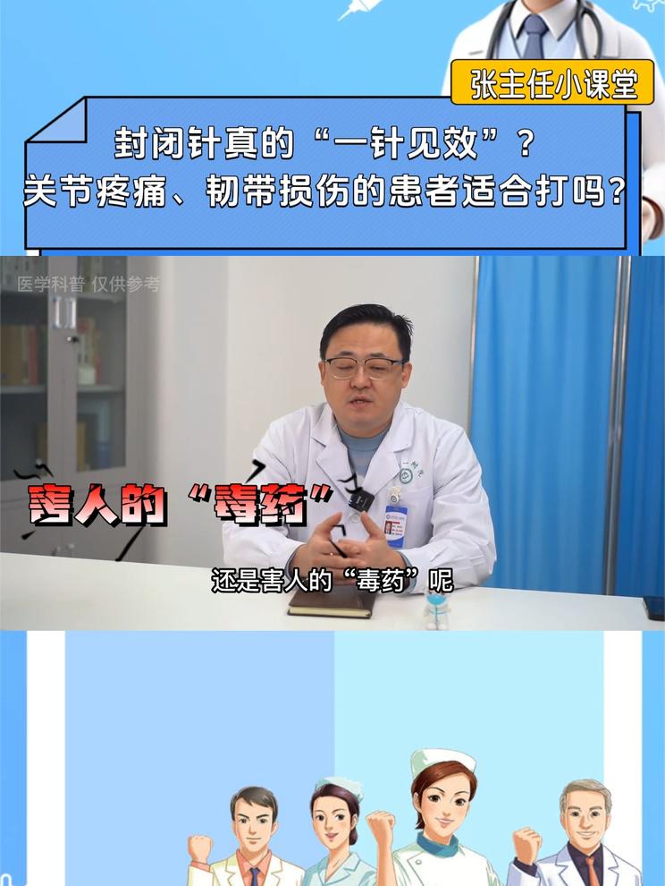 封闭针真的“一针见效”？关节疼痛、韧带损伤的患者适合打吗？