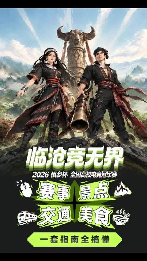 #解说Gg[超话]##组队去临沧##来佤乡看瓦赛##临沧竞无界##电脑报高校电竞赛# 🎮2026佤乡