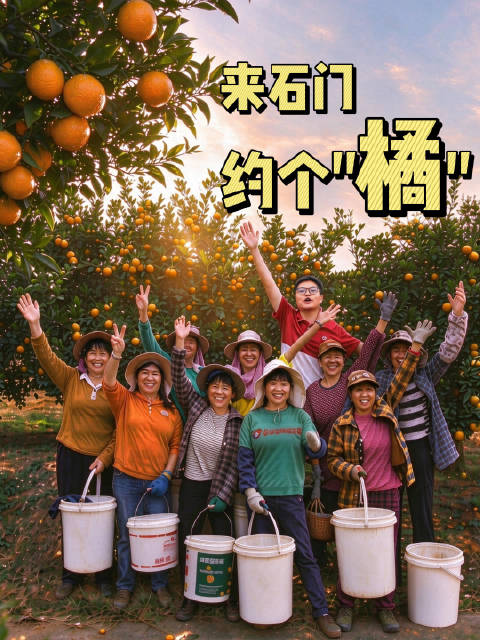 常德石门45万亩柑橘迎来丰收时刻