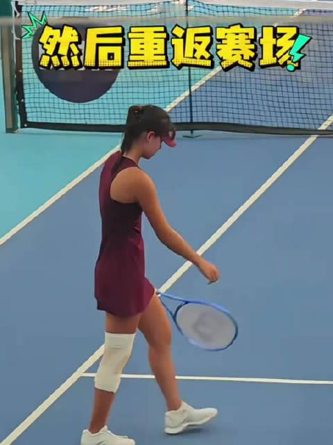 #孙心然救赛点逆转##孙心然首进巡回赛八强#眼看就要出局，她咬紧牙关稳住关键分，一步步追分翻盘，拿下