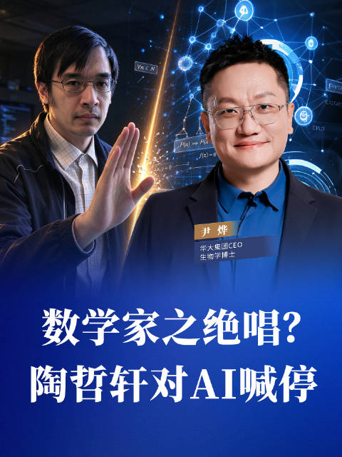 数学家之绝唱？陶哲轩对AI喊停。#AI##数学##菲尔兹奖##透过现象看本质#
