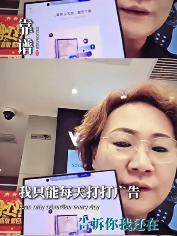 三星销售的工作片段之门店里做直播