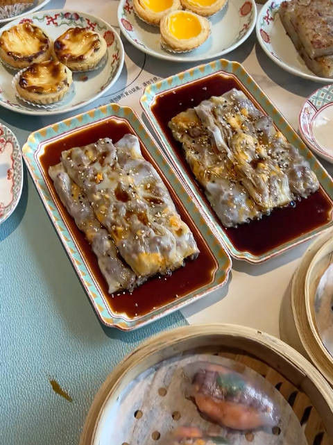 广州早茶第一名☝️➡️岭南颂餐厅#城市风味官##广州美食图鉴#  ​​​
