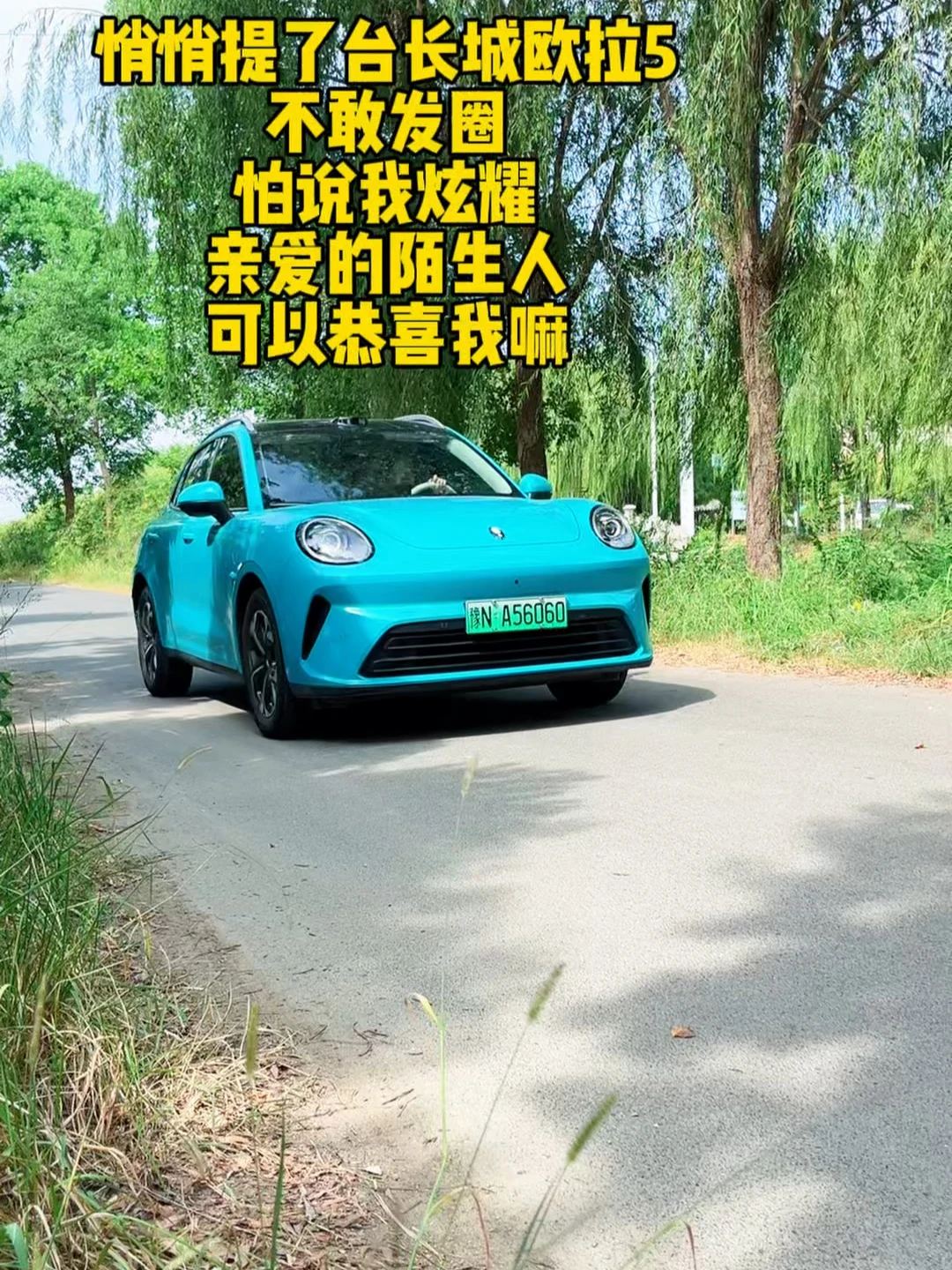 提新车了 终于用上这个音乐了 不为炫耀只为纪念 祝福我的都是陌生人 感谢🙏#长城欧拉5