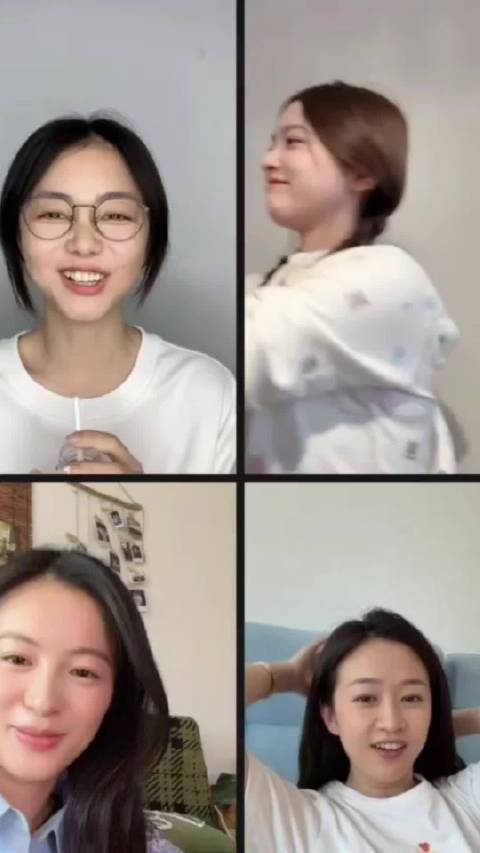 #兰香如故姐妹贴贴局#哈哈哈哈刘美含说自己胖了十斤，因为拍戏的时候天天只能吃水煮菜，拍完了戏就想报复