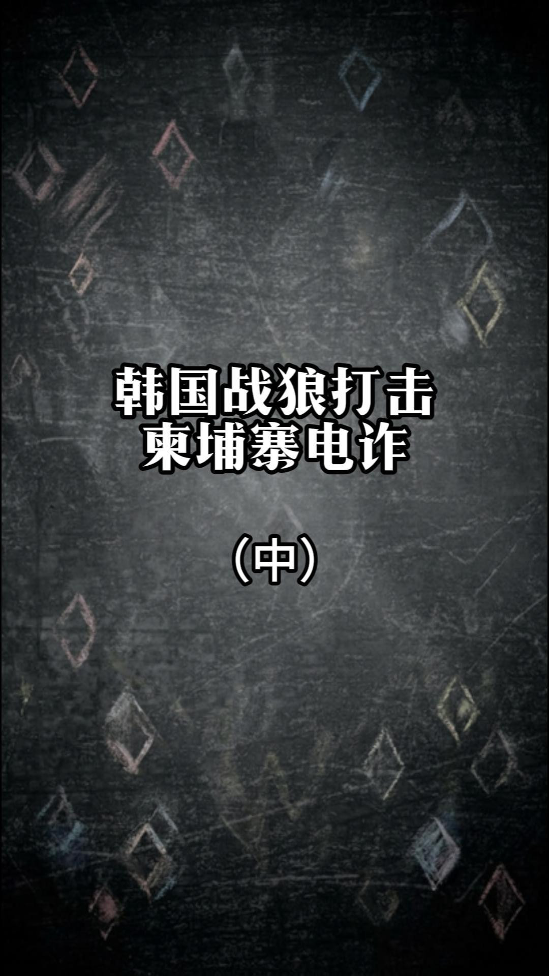 韩国战狼打击柬埔寨电诈（中）