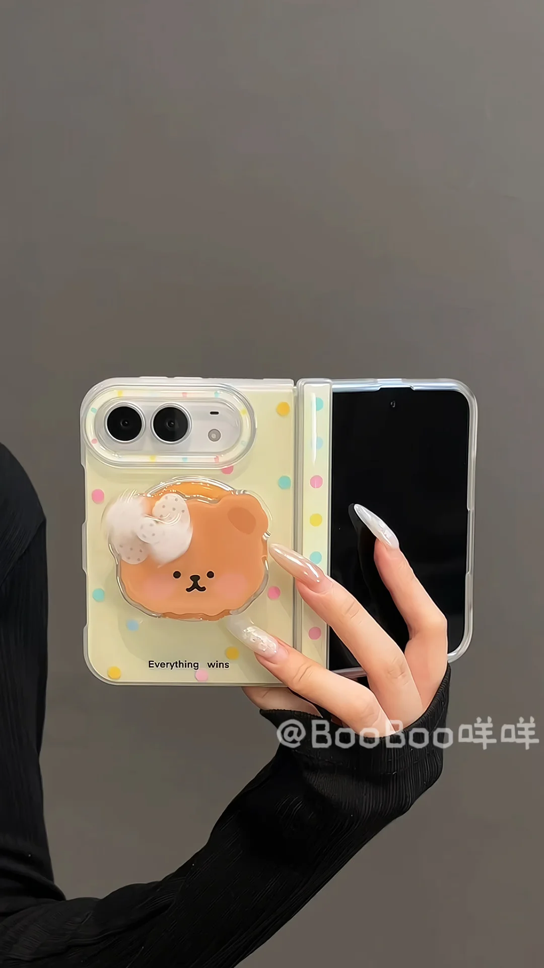 iPhone Duo🍡马卡龙波点小萌熊🐻转转乐