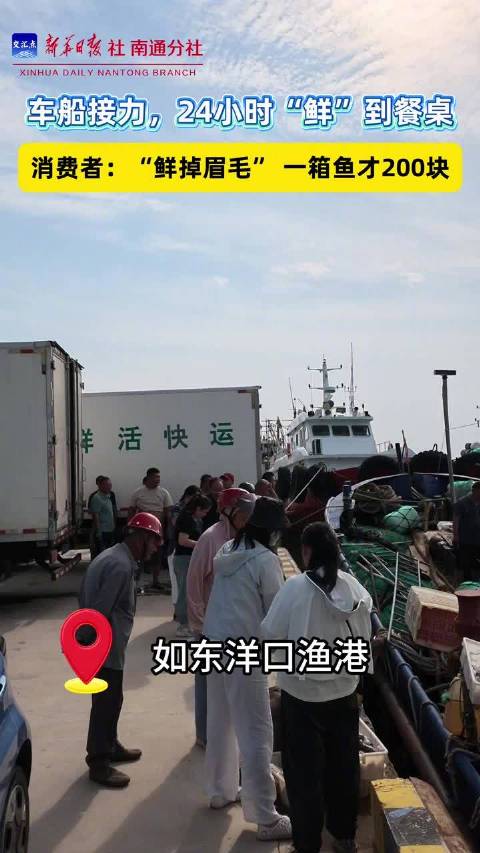 #南通爆料#【#江苏开渔海鲜最快24小时端上餐桌】