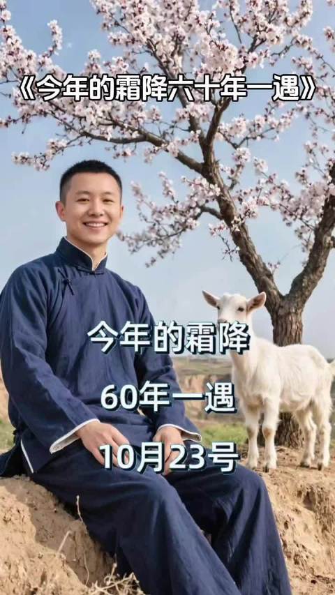 霜降时节已至，清晨问候送给大家