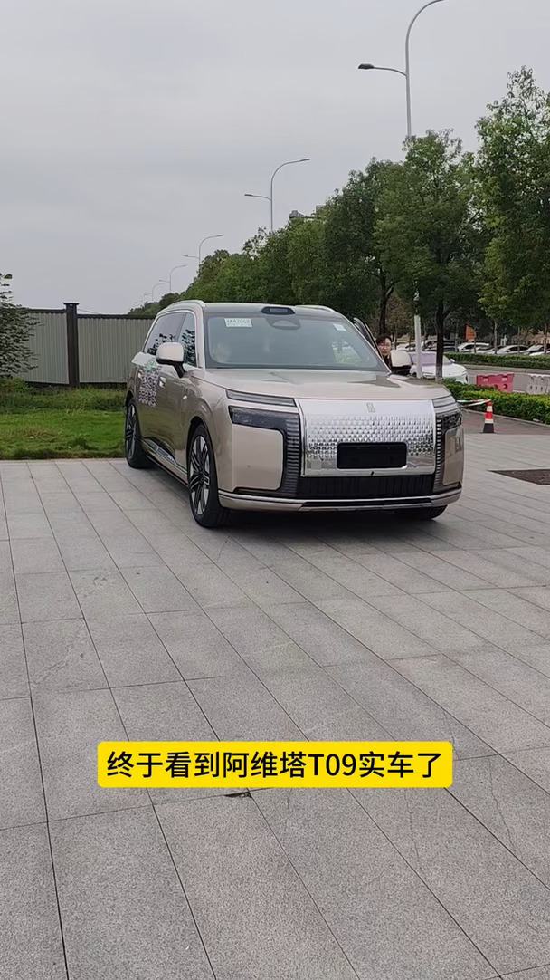 终于看到阿维塔T09实车了