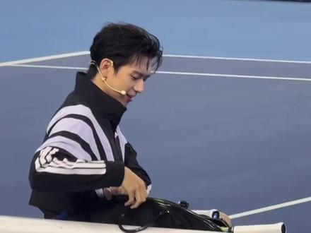 李现亮相北京澳网