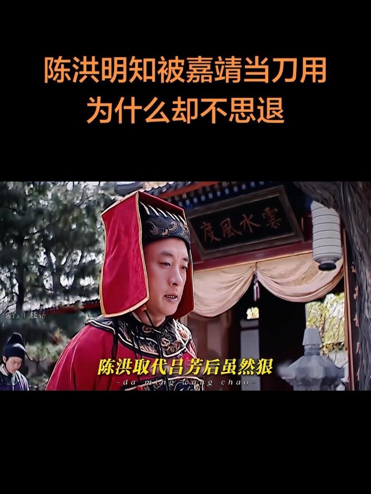 陈洪明知被嘉靖当刀使用，为什么却不思退呢？