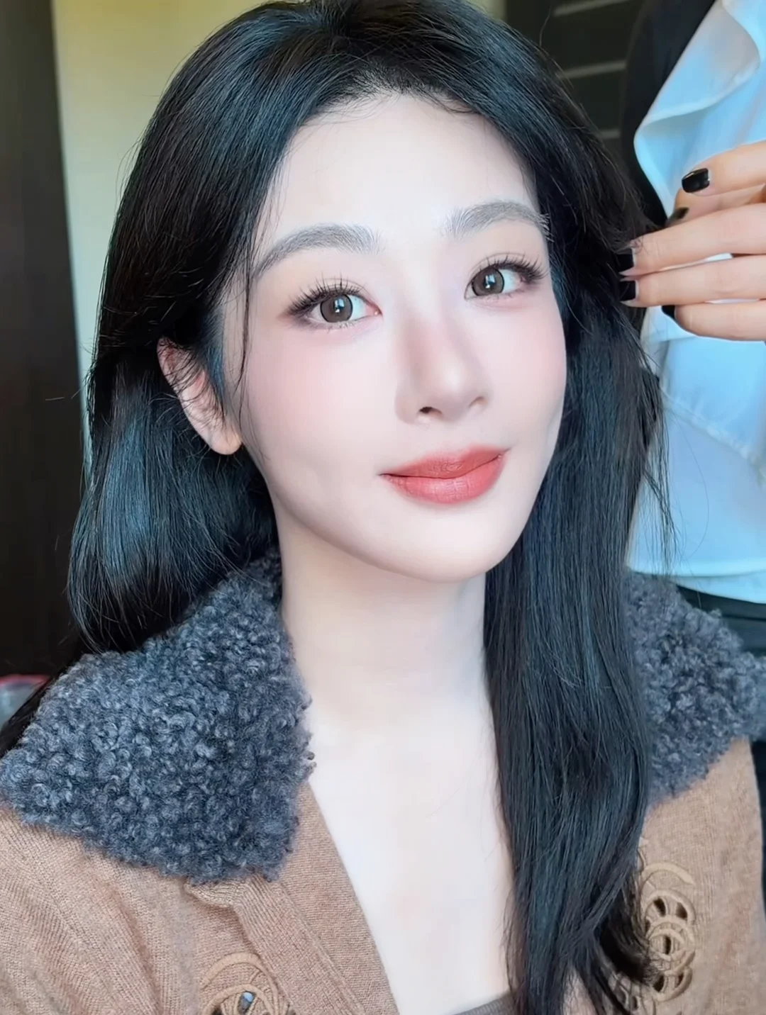 给杨紫化的燕麦秋色妆
