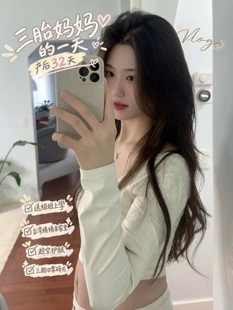 180cm三胎产后32天被爱包围的一天 小Ethan已经会被逗笑啦🥹乖乖陪妈妈送姐姐上学，还给妈妈留