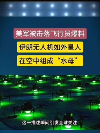 美军被击落飞行员爆料