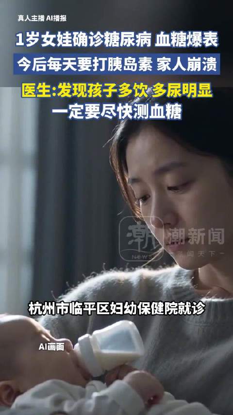 【#1岁女娃确诊糖尿病今后每天要打胰岛素】