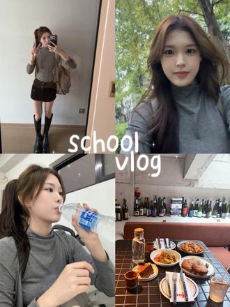 女大学生上课吃饭睡觉的一天