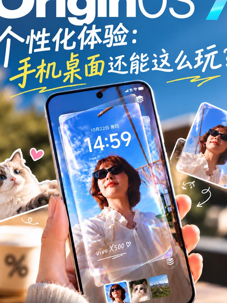 OriginOS 7个性化体验：手机桌面还能这么玩。