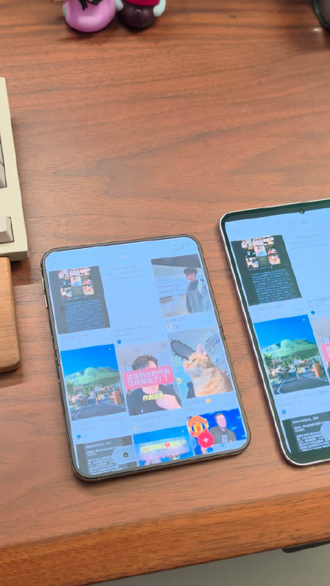 iPhone Duo的纳米纹理磨砂屏和OPPO平板的柔光屏谁的显示更通透