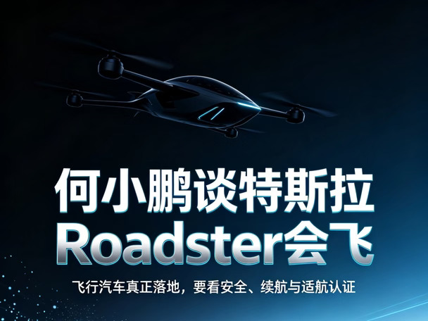 何小鹏：特斯拉Roadster2非常酷但是