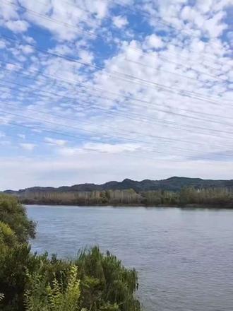 重阳节来打卡河清大渡口      云水相连，大河滔滔！