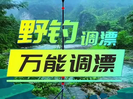 野钓调漂方法，万能调漂法