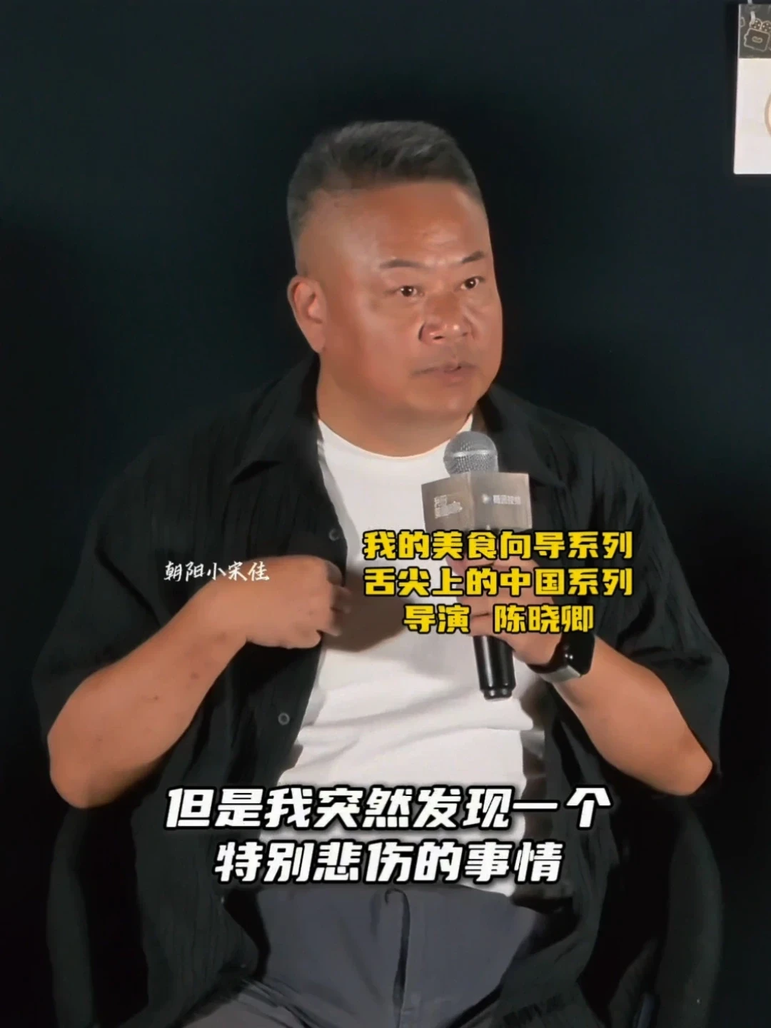 文化人会表达！陈晓卿美食只有打卡就完了