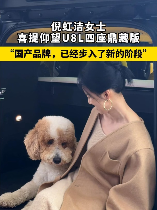 恭喜倪虹洁｜喜提仰望U8L鼎藏版