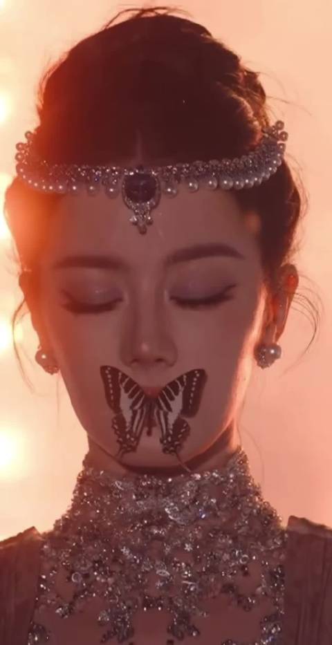 #迪丽热巴 毯神#热巴神级登场~身穿 Zuhair Murad 2026 秋冬高级定制为VOGUE盛