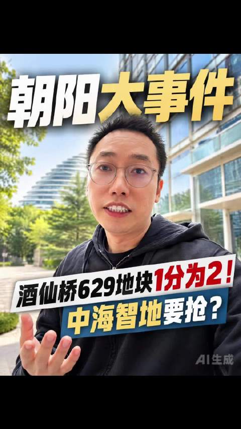 朝阳下一批供地 酒仙桥驼房营地块一分为二 #北京买房 #北京新房#朝阳新房#酒仙桥新房#驼房营地块#