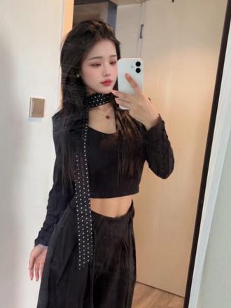 慵懒感look