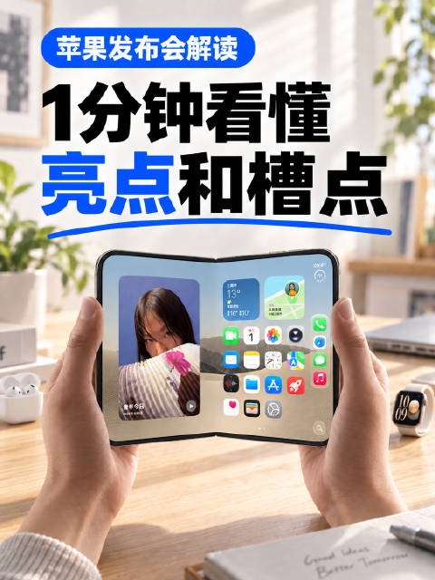 1分钟带你看懂iPhone Duo、Apple Watch和AirPods 5的核心升级，以及发布会