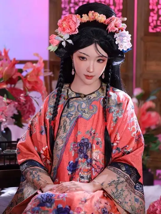 私设cos服也可以是真清代古董服饰...