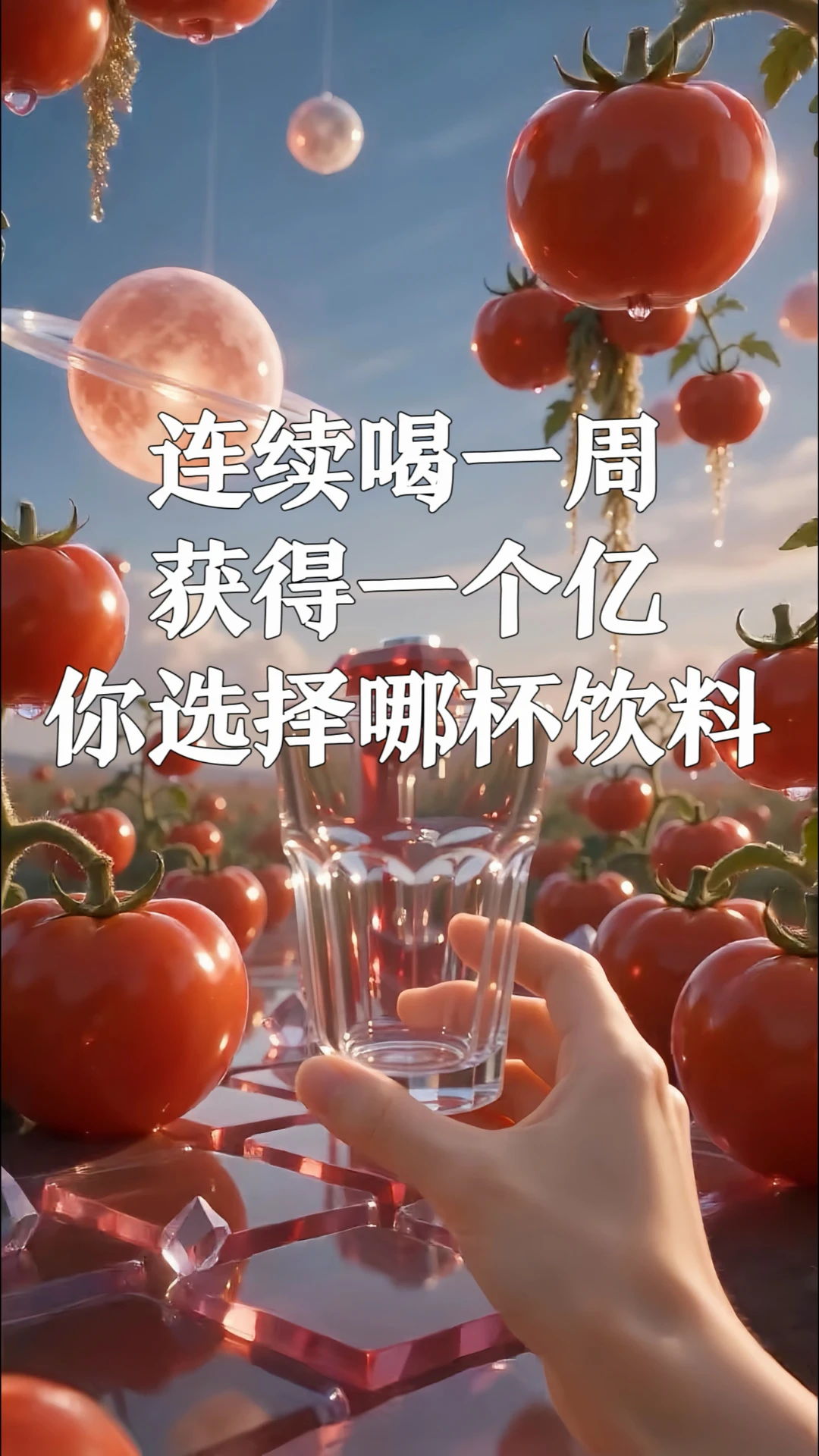 连续喝一周，获得一个亿，你选择哪杯？