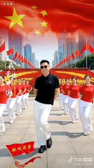 红旗猎猎映朝霞，舞步铿锵动地花    。恰如《礼记》所言：“乐者，音之所由生也，其本在人心之感于物。